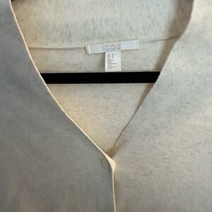 COS Cream Women's Cardigan